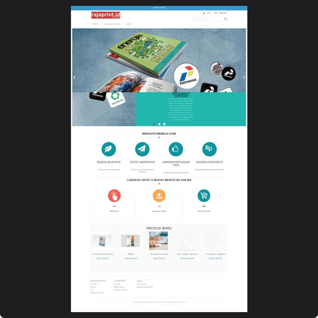 Rajaprint Web E-commerce