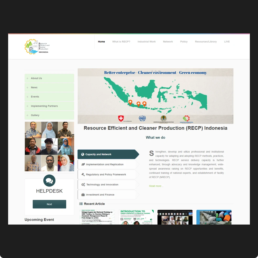 Resource Efficient and Cleaner Production (RECP) Indonesia