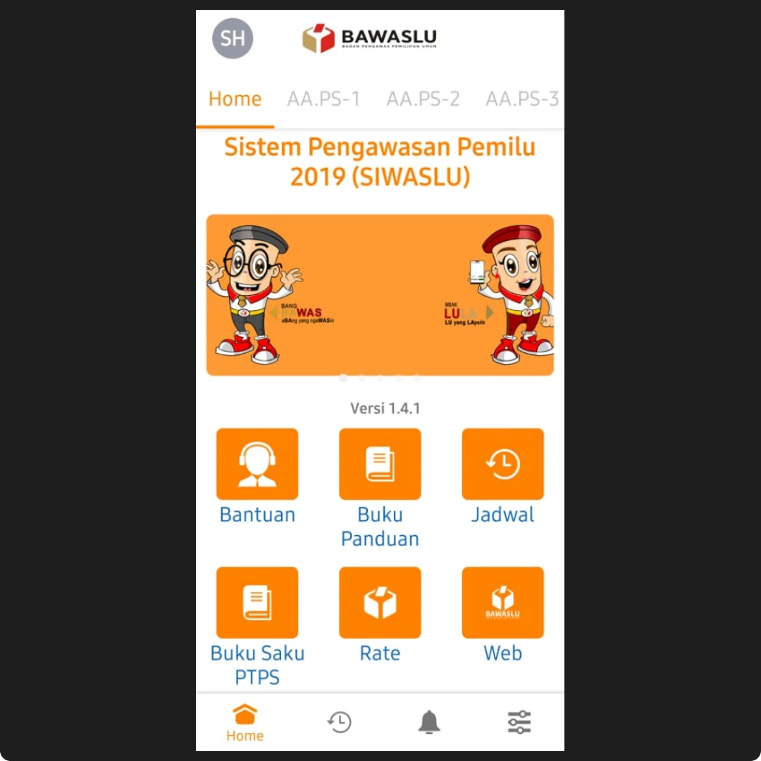 Siwaslu Pemilu 2019 - Android